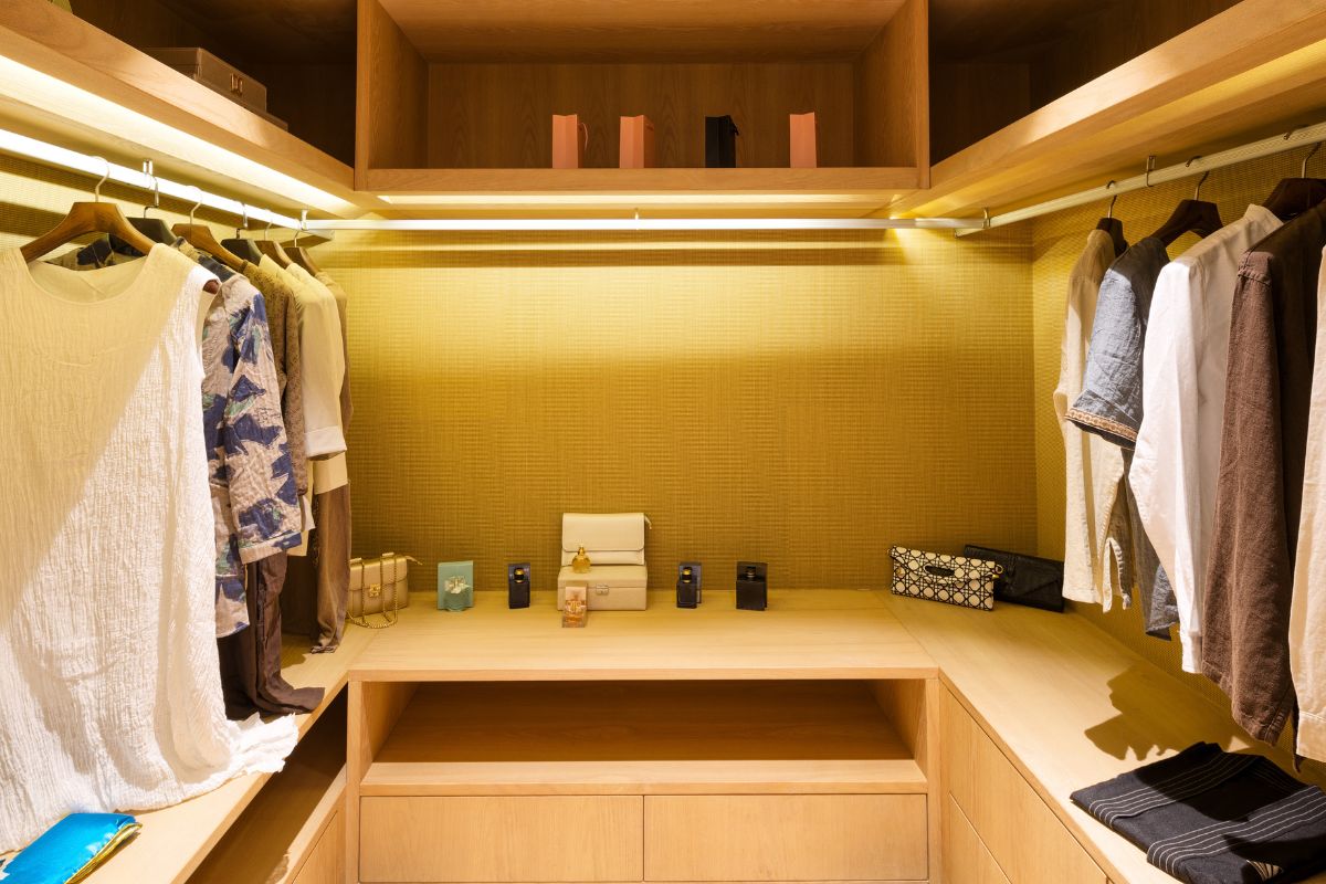 dressing avec barres LED