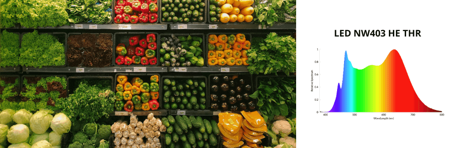 verduras en exposici&oacute;n