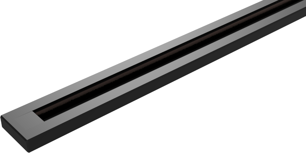 Calha magnética preta