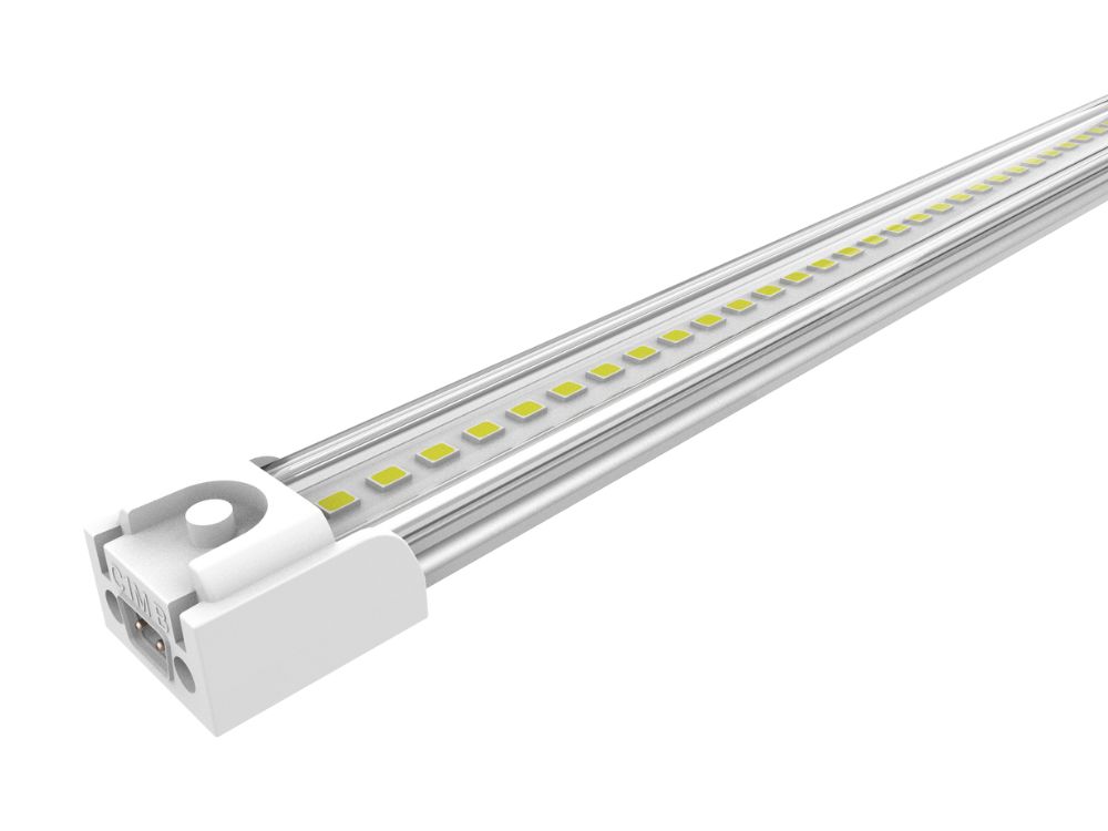 Barra LED 24V R9 com corpo em aluminio e lente clear