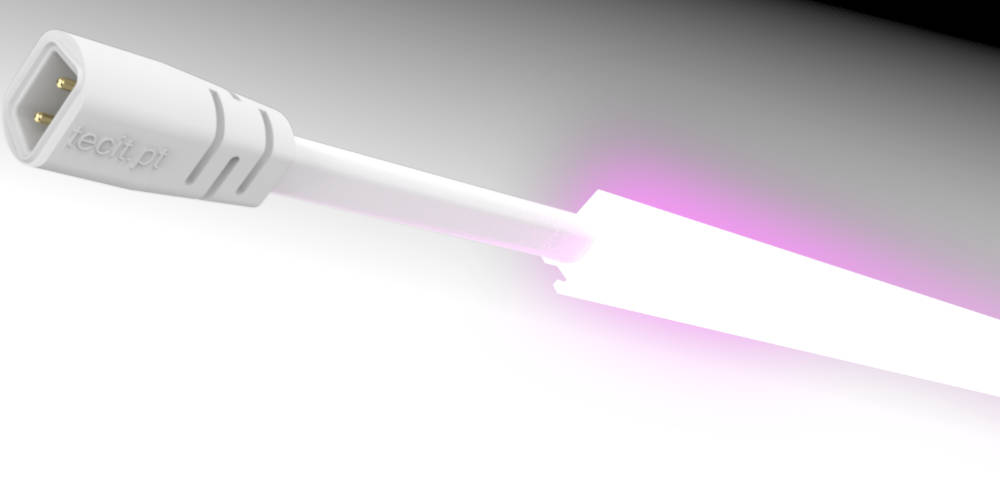 Barra LED BT em policarbonato frost