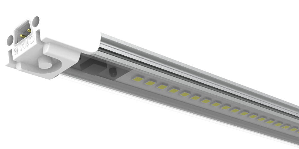 Barra LED CCT IR com corpo em aluminio e lente clear