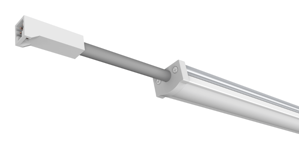 Barra LED CCT com corpo em aluminio e lente frost