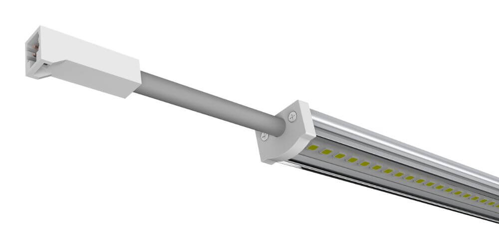 Barra LED CCT com corpo em aluminio e lente clear