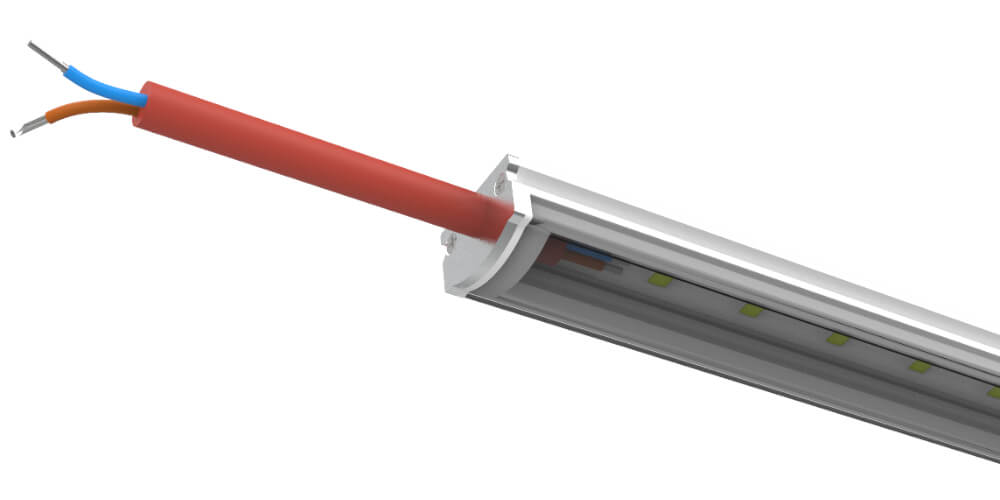 Barra LED HOT com corpo em aluminio e lente clear