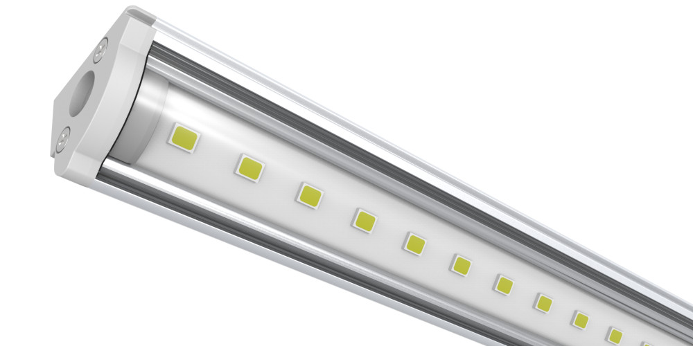 Barra LED I45 Eco com corpo em aluminio e lente clear