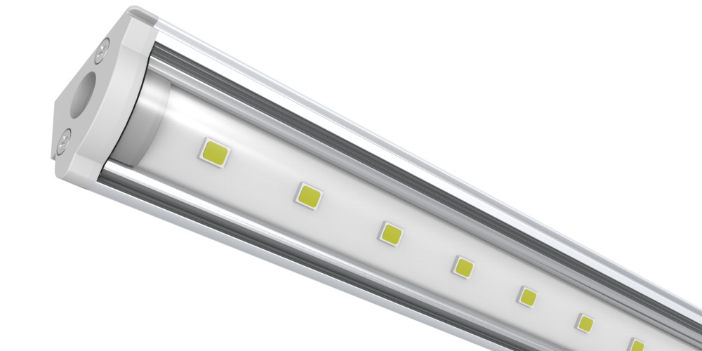 Barra LED I45 Eco² com corpo em aluminio e lente clear