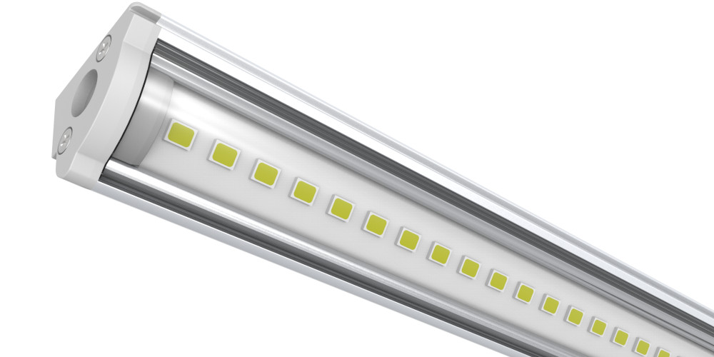 Barra LED I45 com corpo em aluminio e lente clear